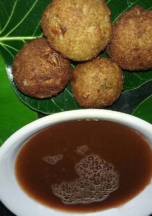 A picture of Poha pkode.