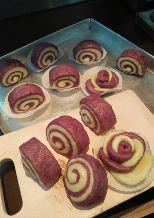 Foto resep Mantou Ubi Ungu