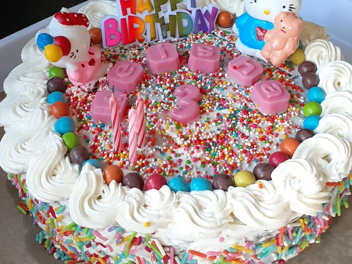 Cara Mudah Menyiapkan Resep  Choco Birthday Cake yang Lezat Sekali, Sempurna