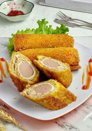 Foto resep 💕Roti Gandum Goreng isi Sosis