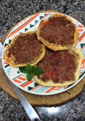 Foto de Lahmacun (pizza Turca)