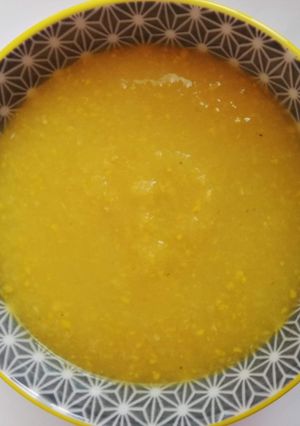 Une photo de Gaspacho fr courgette jaune