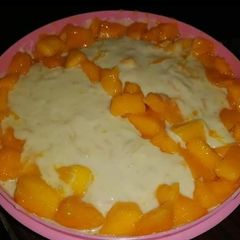A picture of Mango custard.