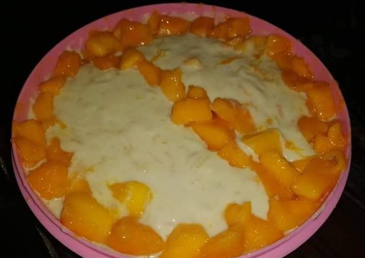 Mango custard