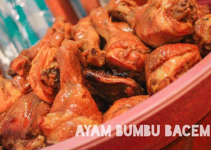Yuk intip, Resep bikin Ayam Bumbu Bacem dijamin enak