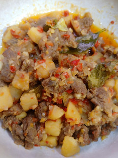 Foto resep Oseng rica sapi sambal mercon