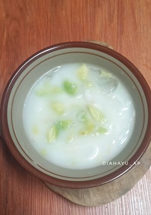 Foto resep Es Kelapa Alpukat