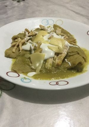 Una foto de Enchiladas verdes