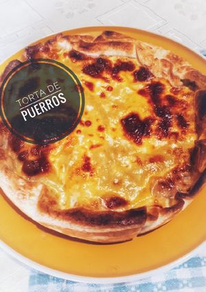 Una foto de Tarta de puerro