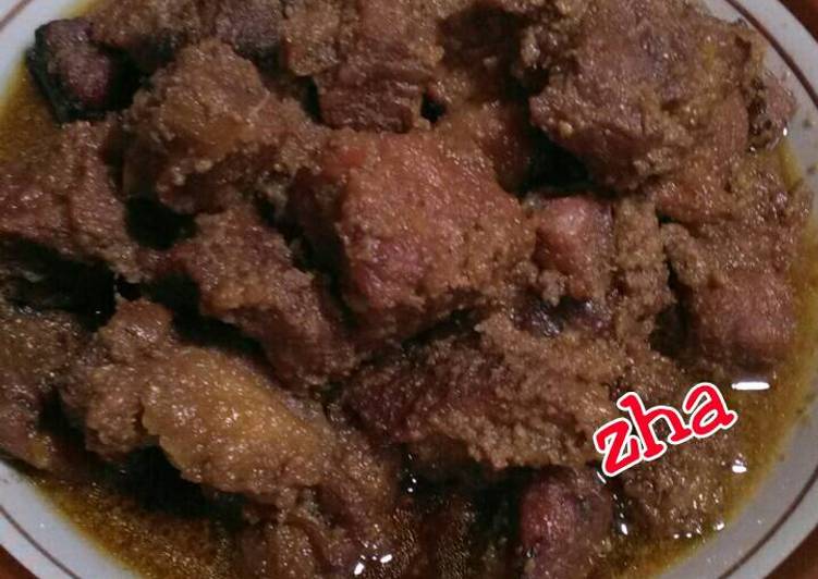 Lapis empyuk daging sapi Qurban