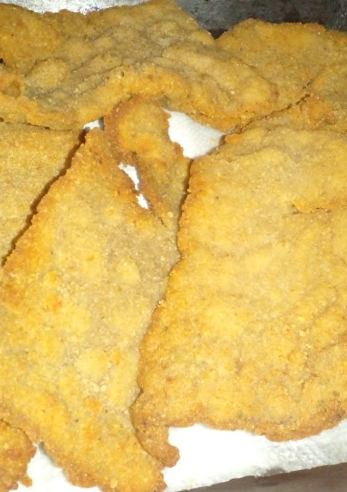 Una foto de Milanesa de Ternera a la provenzal y Finas hierbas..🤤