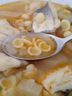 Una foto de Sopa de pescadilla