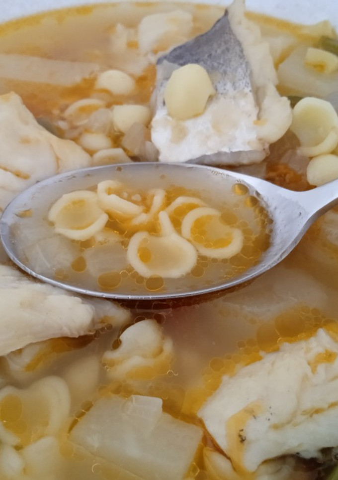 Una foto de Sopa de pescadilla