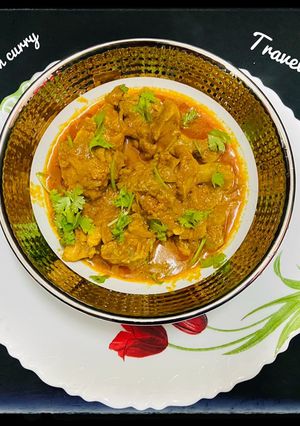 A picture of Delhi style chicken curry.