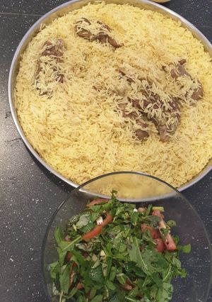 صورة لوصفة كبسه لحمة