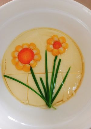 Hình của món Trứng hấp.