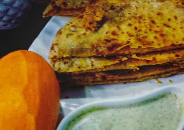 Chana daal paratha