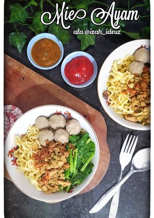 Foto resep Mie Ayam ala abang2 simple homemade
