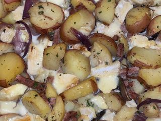 Tartiflette végétarienne au mont d’or 🤍