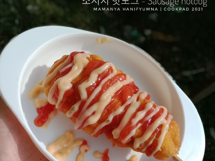 Resep 소시지 핫도그 - Sausage Hotdog (Korean Street Food), Bisa Manjain Lidah