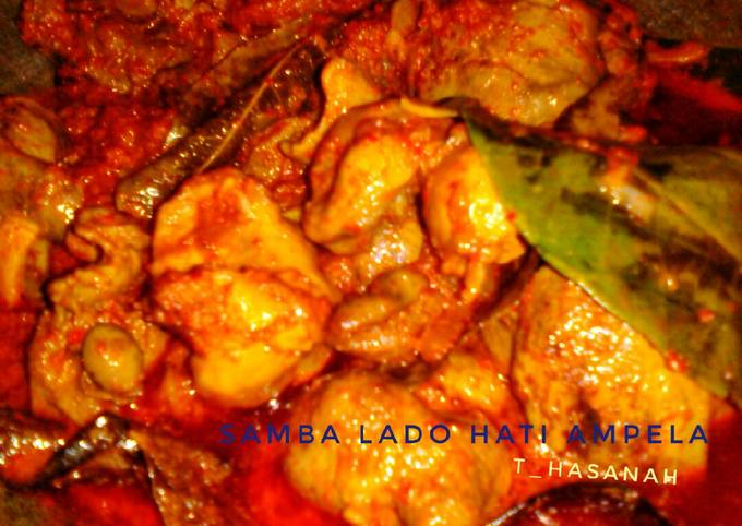 Resep Samba Lado Ati Ampela Ayam Oleh Tiarhasana Cookpad