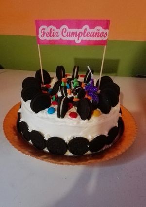 Una foto de Torta oreo para una princesita.