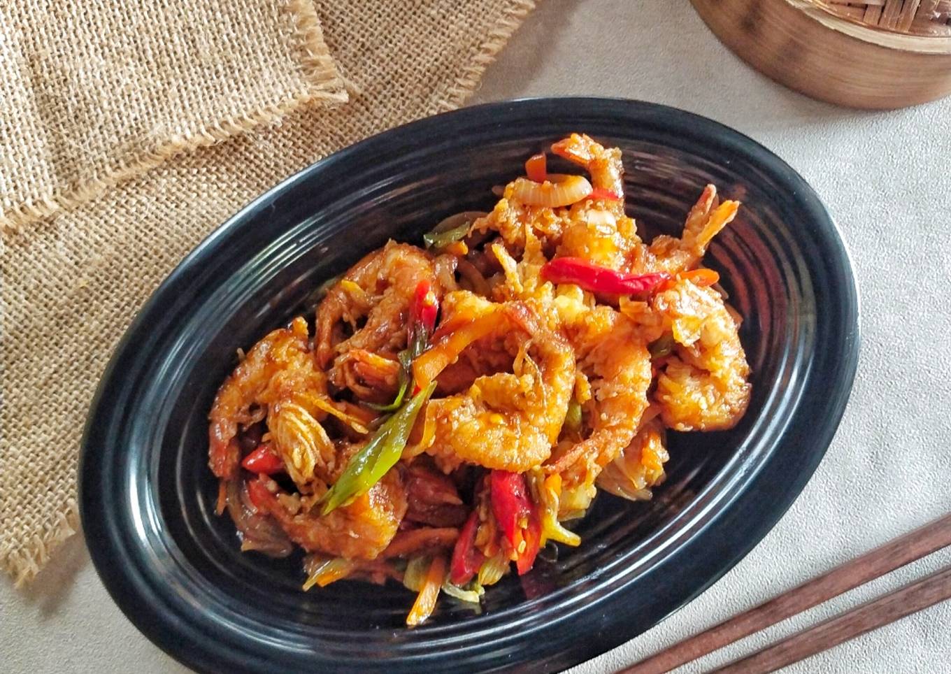 359. Udang Goreng Saos Tiram