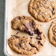 Classic chocolate chip cookies A picture of Classic chocolate chip cookies.