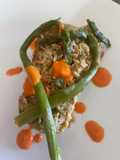 Terrina de pescado con camarones multicolor!!