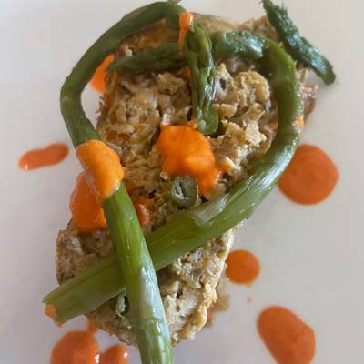 Terrina de pescado con camarones multicolor!! Receta de Eddy Moreno de  Suarez- Cookpad