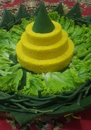 Foto resep Tumpeng nasi kuning