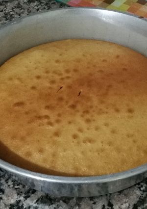 Una foto de Torta de vainilla