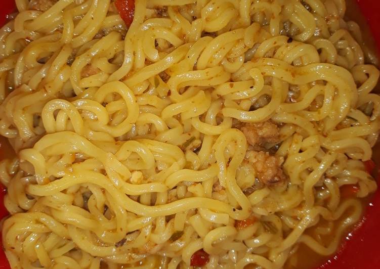 Recipe of Award-winning Seafood indomie with fish chunks