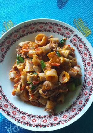 Foto resep Cumi asin pedas