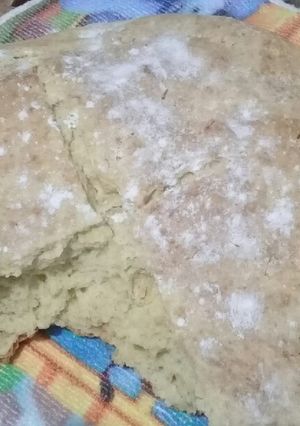 Una foto de Pan casero sin levadura