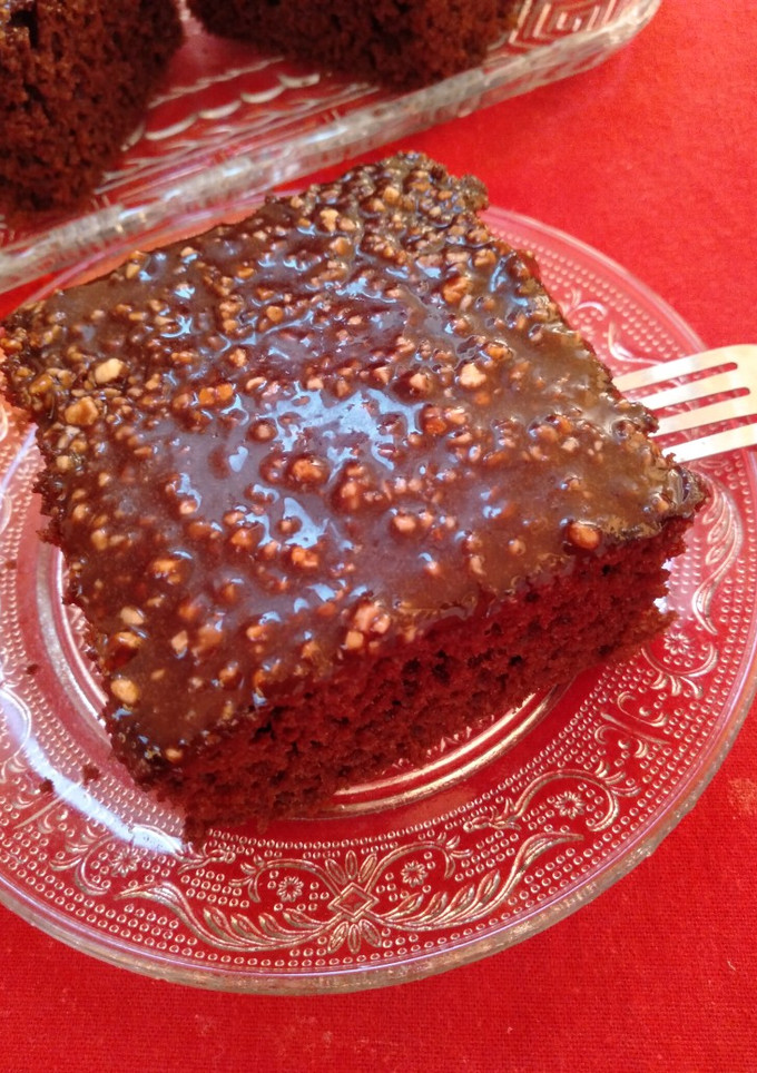 صورة لوصفة 🍫 كيكة الشوكولاتة المشربة 🍹