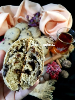 عکسی از دستور کوکی موز و شکلات solmaz