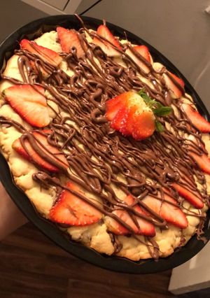 صورة لوصفة ألذ كيكة كوكيز 🍪😋