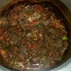 Stewed liver A picture of Stewed liver.