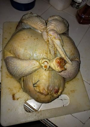 Una foto de Pollo relleno