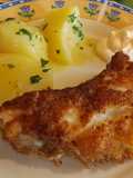 Postas de bacalao rebozadas