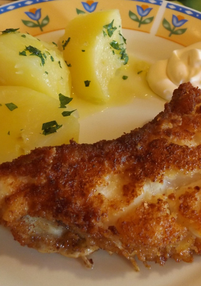 Una foto de Postas de bacalao rebozadas