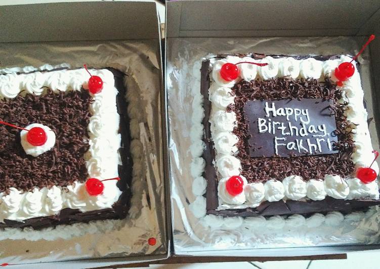 Resep Birthday cake simple Ala Bunda Dhira 😘 Anti Gagal