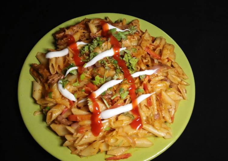 Step-by-Step Guide to Prepare Speedy Fajita penny pasta 2nd entry