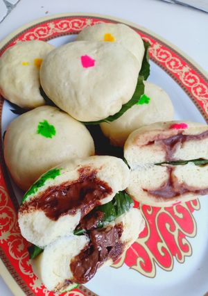 Foto resep Bakpao kukus menul2 isi coklat, kacang merah dan mozzarella