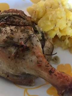 Sült kacsacomb recept fotója