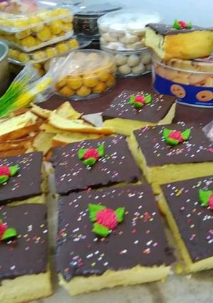 Foto resep Bolu kotak siram coklat