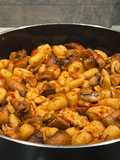 Gnocchis con Champiñones