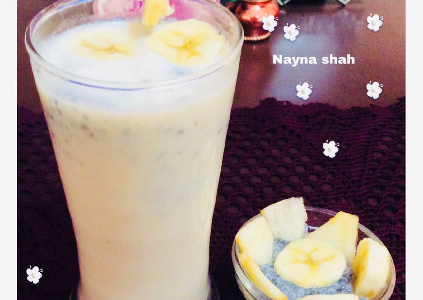 Banana,apple shake