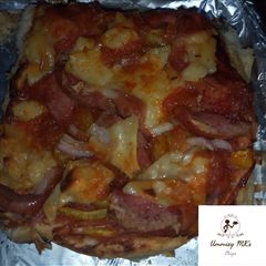 A picture of Bread pizza.
